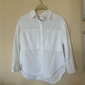 Zara Kids White Button-Up Shirt